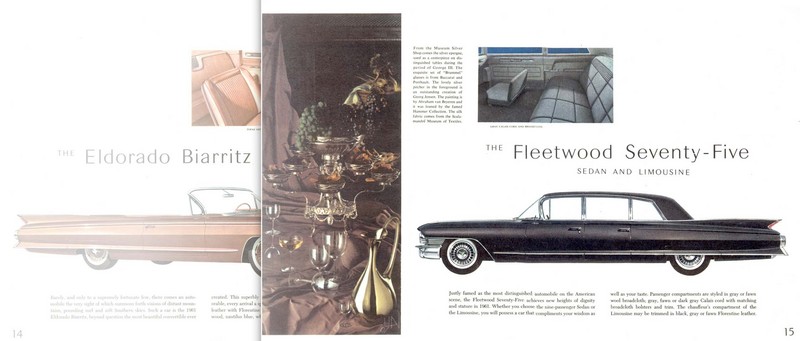 1961 Cadillac Brochure Page 2